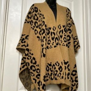 Leopard Poncho